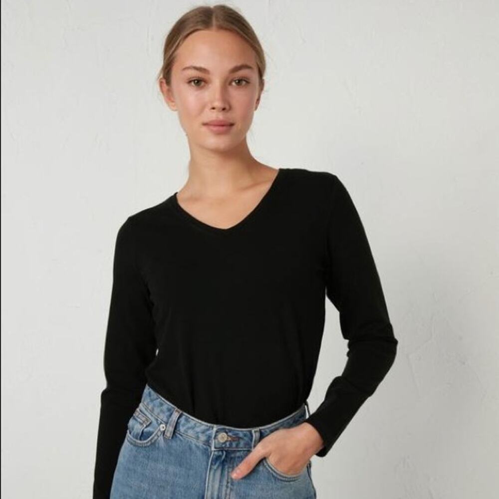 NATION LTD Basic Black Top S
